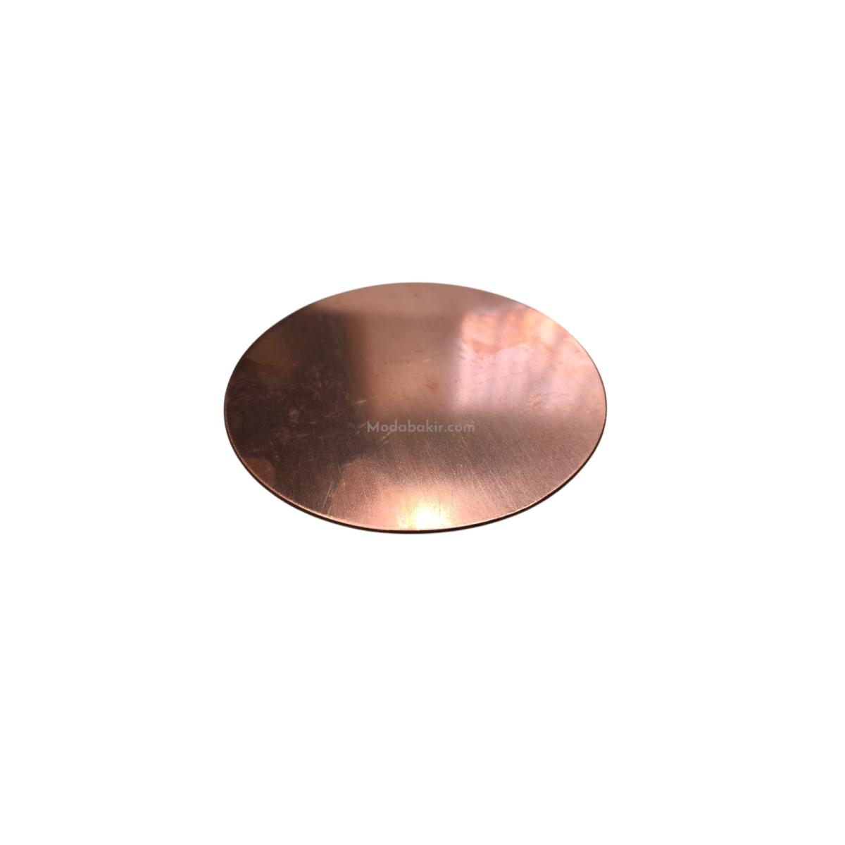 Pure Copper Plate / Sheet - Unplated (0.6 mm Thickness) - Görsel 2