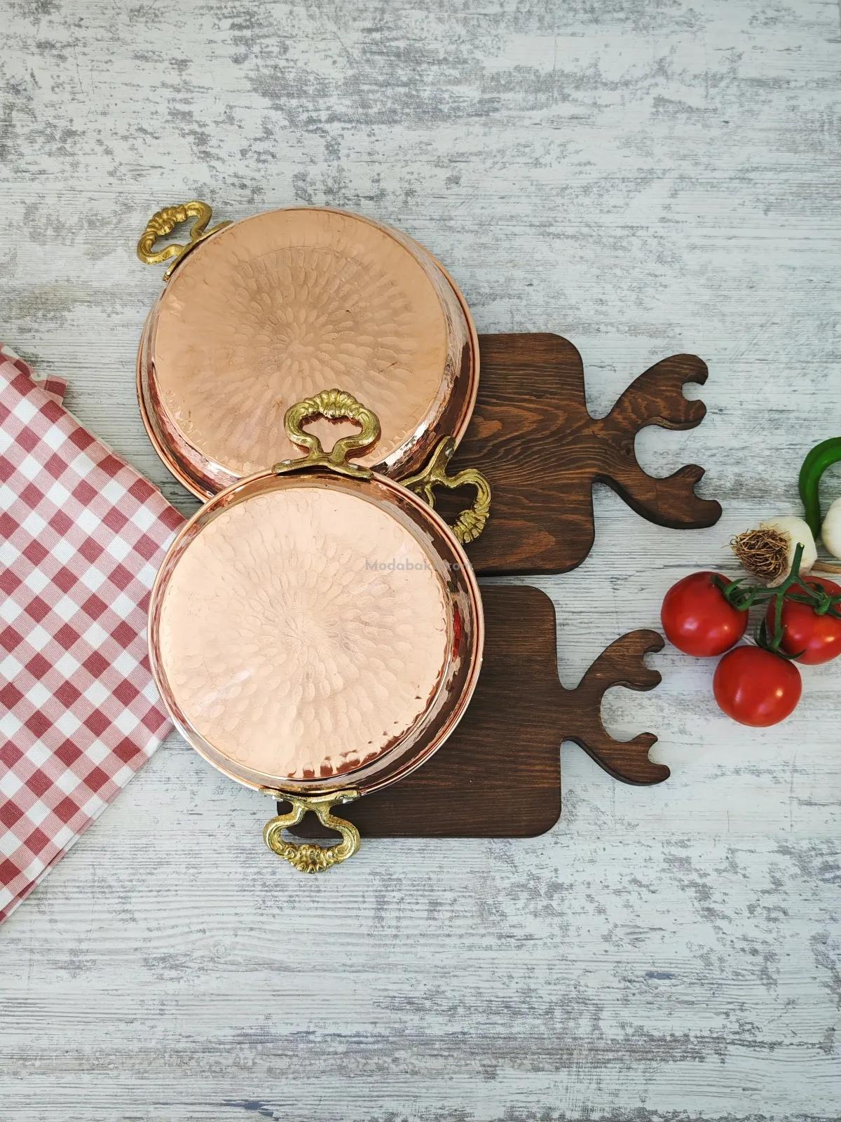 Bakır Tava 14-16 cm - Görsel 2