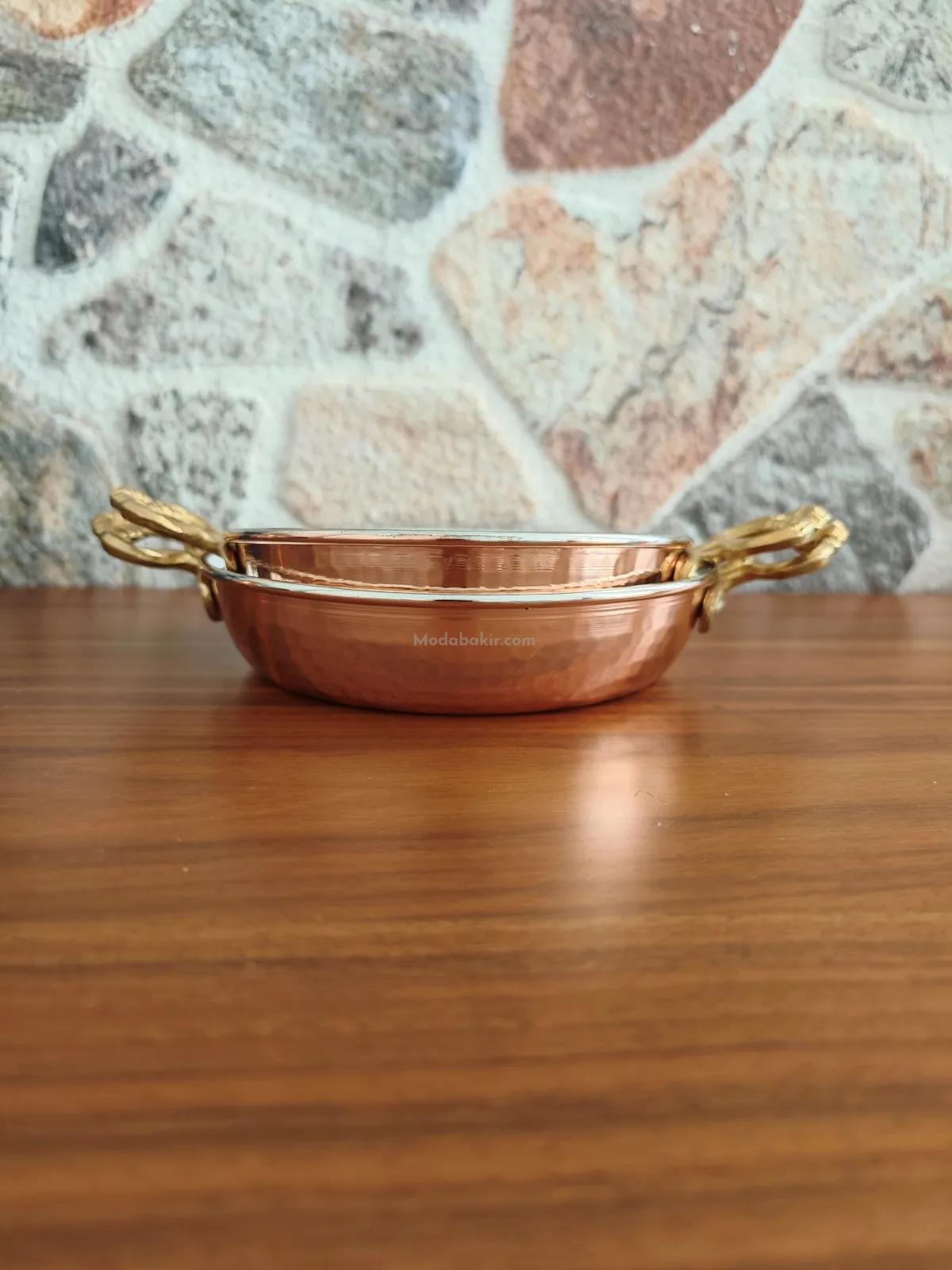 Bakır Tava 18-20 cm - Görsel 4