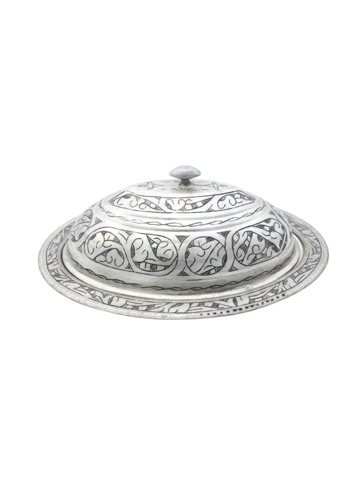 Ağır İşlemeli Kayık Sahan 40 cm - Görsel 1