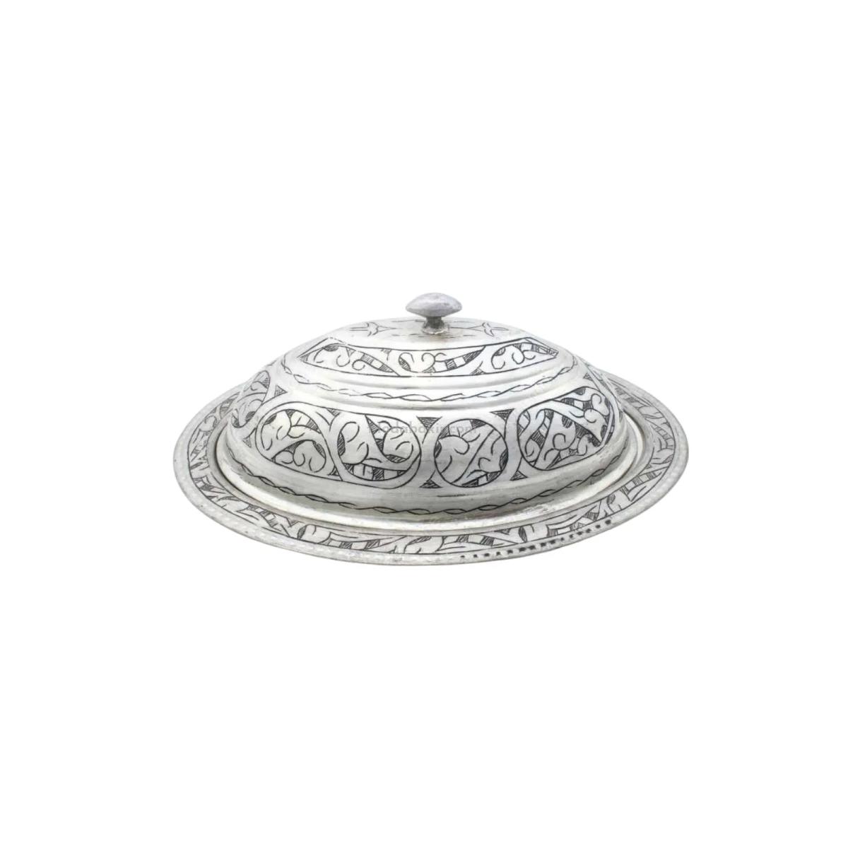 Ağır İşlemeli Kayık Sahan 40 cm - Görsel 1