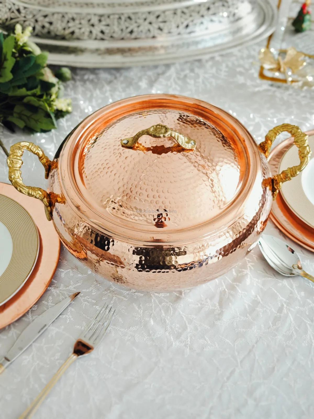 Bakır Güveç Tencere 2500 Ml - Görsel 2