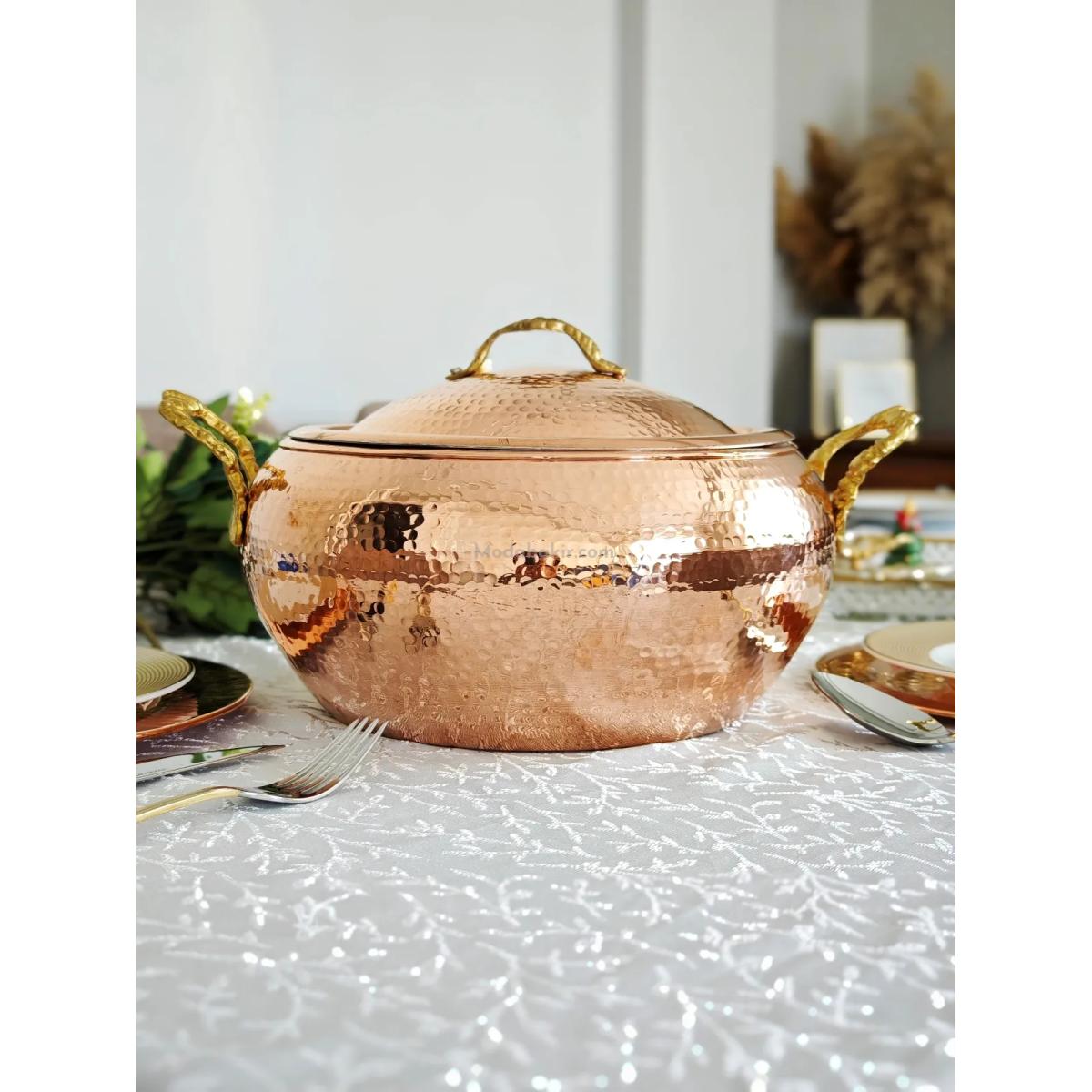 Bakır Güveç Tencere 2500 Ml - Görsel 4