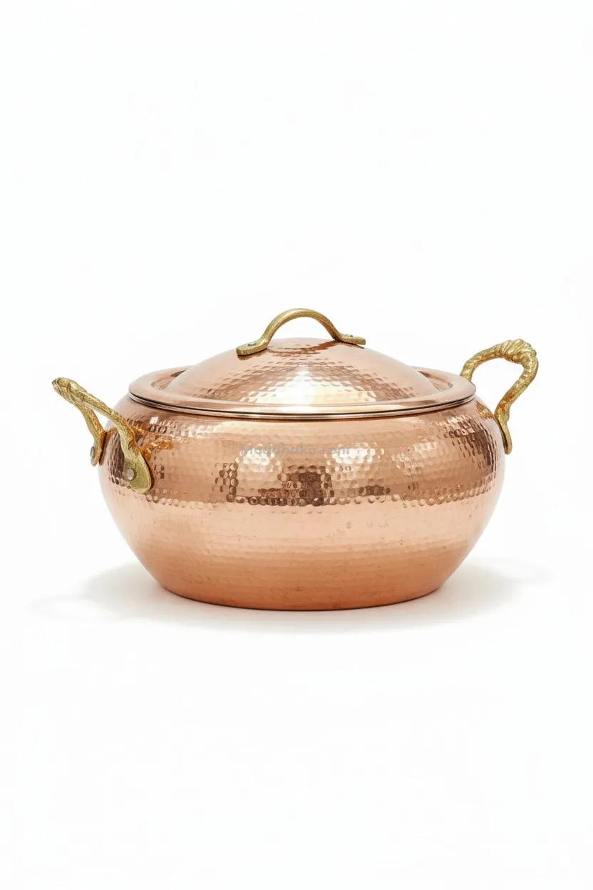 Bakır Güveç Tencere 4000 Ml - Görsel 1