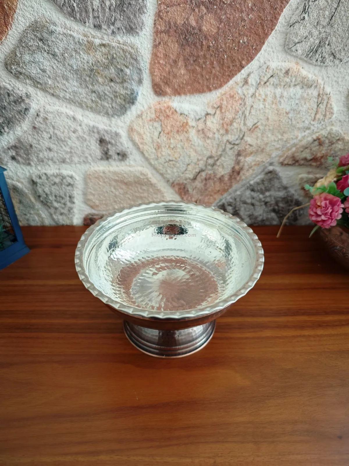 Bakır Ayaklı Kase - Görsel 3