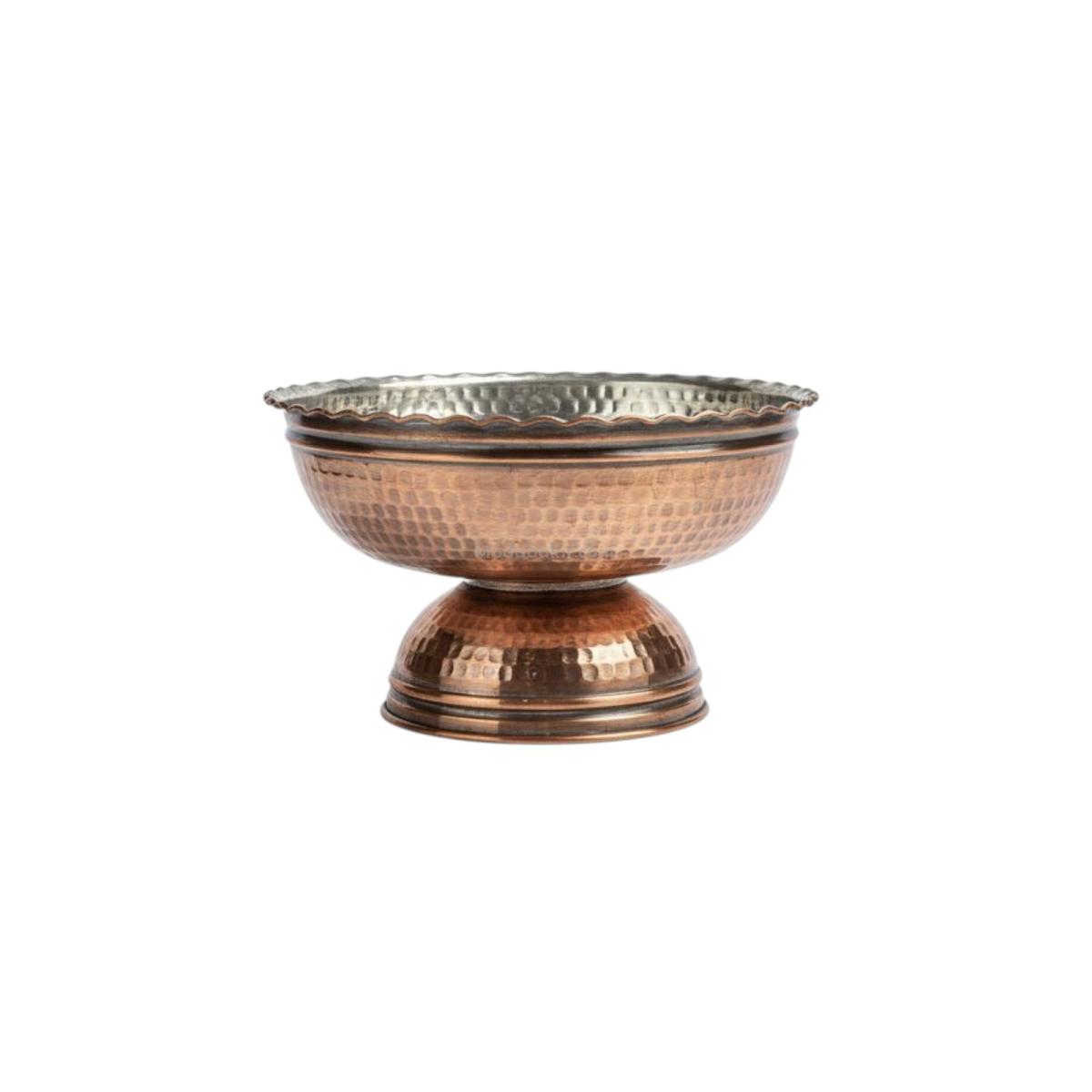 Bakır Ayaklı Kase - Görsel 1