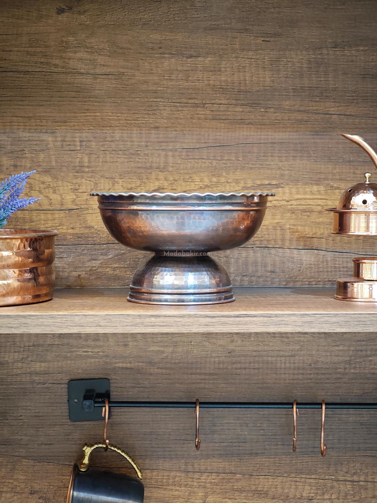 Bakır Ayaklı Kase - Görsel 2