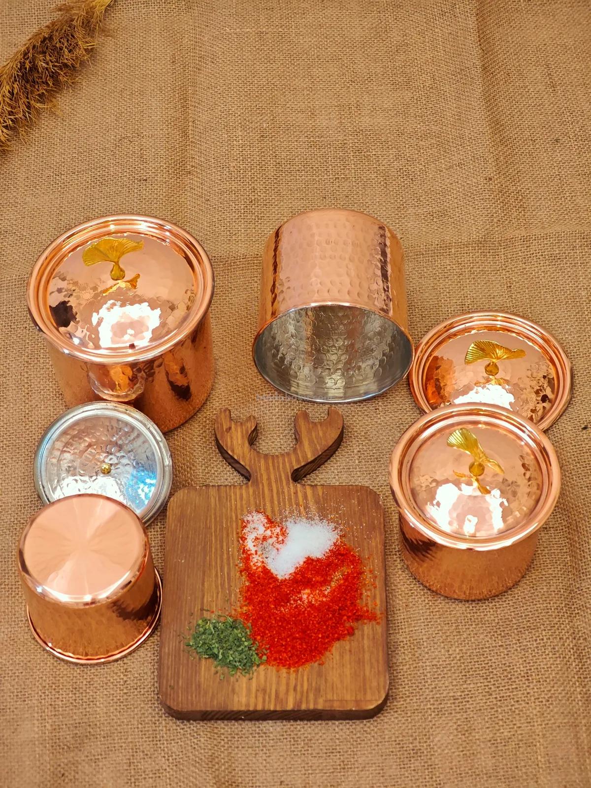 Bakır Baharat Seti - Görsel 3