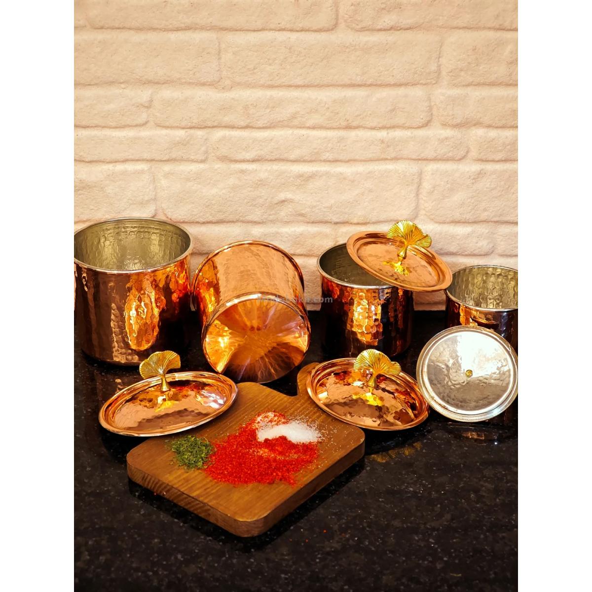 Bakır Baharat Seti - Görsel 5