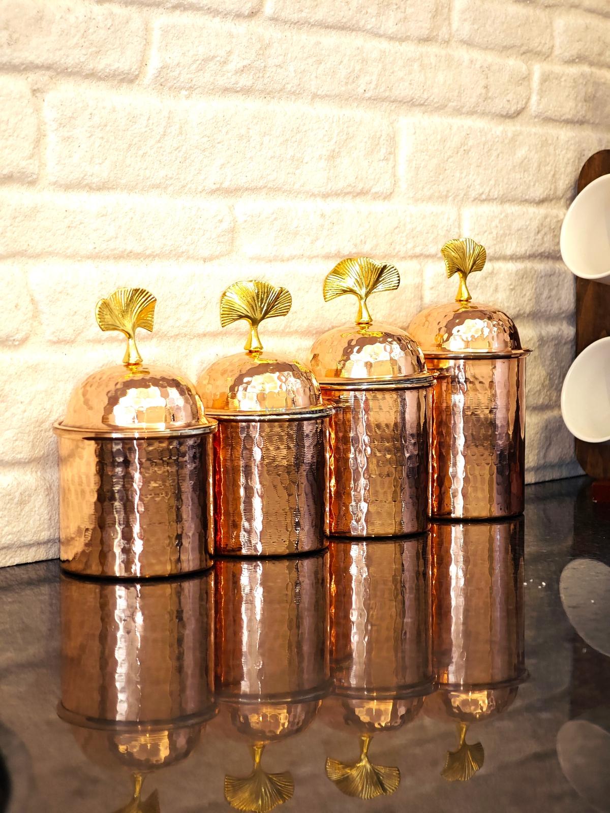 Bakır Baharatlık Takımı 4 Lü - Görsel 2