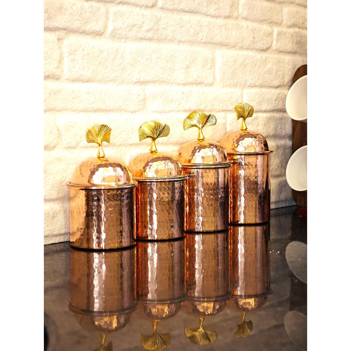 Bakır Baharatlık Takımı 4 Lü - Görsel 2