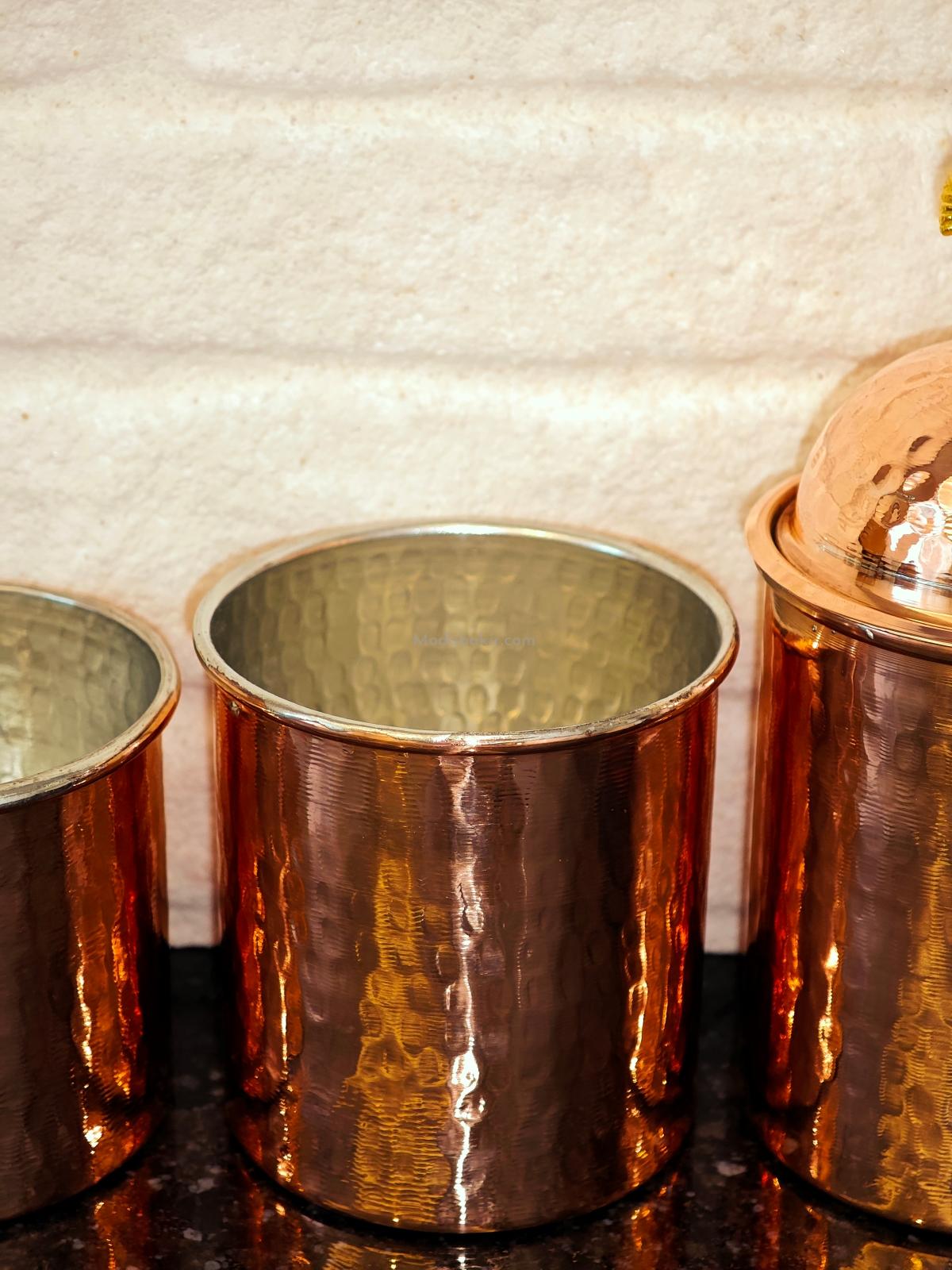 Bakır Baharatlık Takımı 4 Lü - Görsel 3