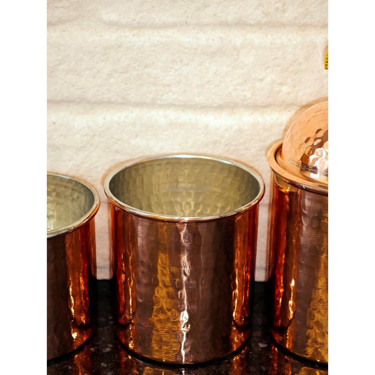 Bakır Baharatlık Takımı 4 Lü - Görsel 3