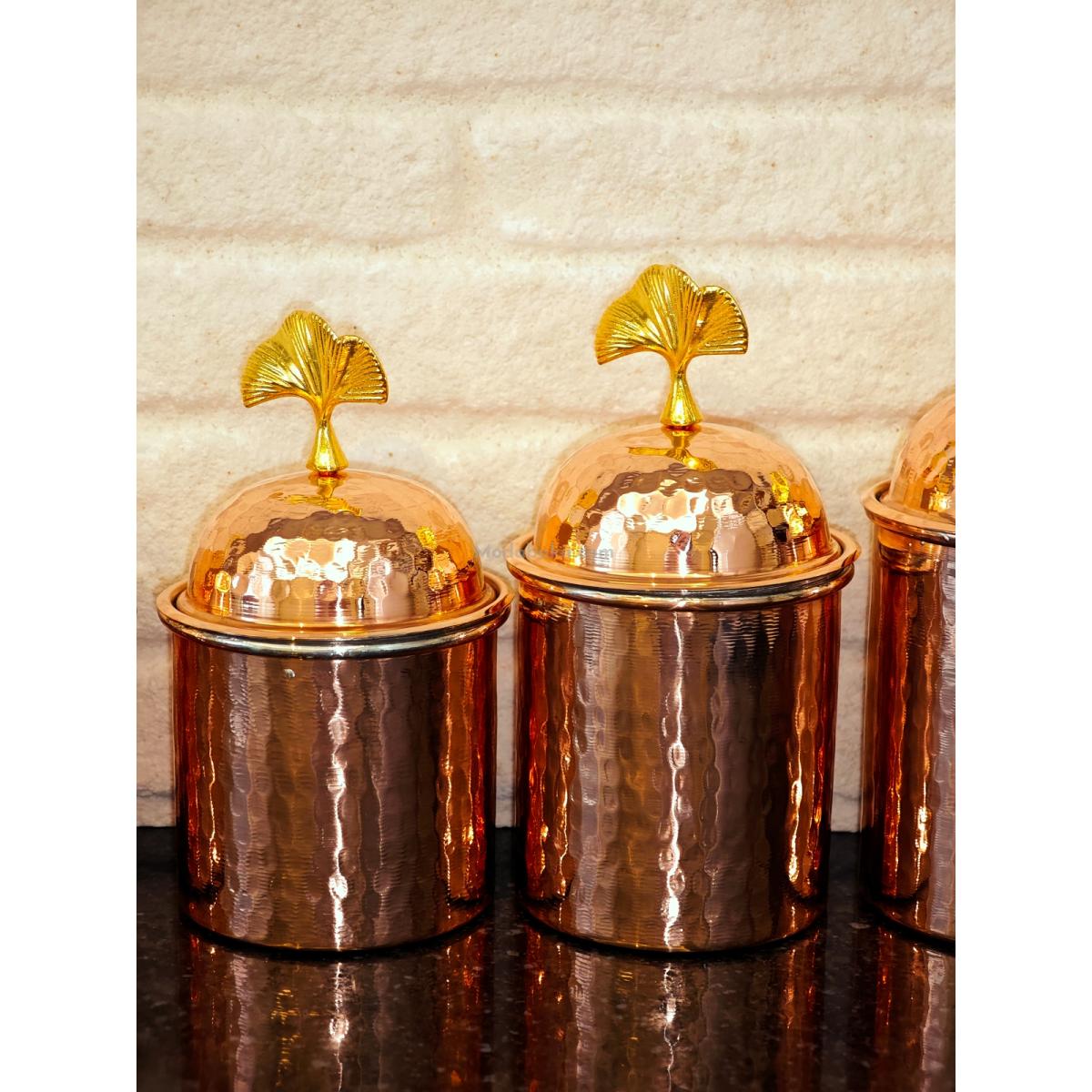 Bakır Baharatlık Takımı 4 Lü - Görsel 4