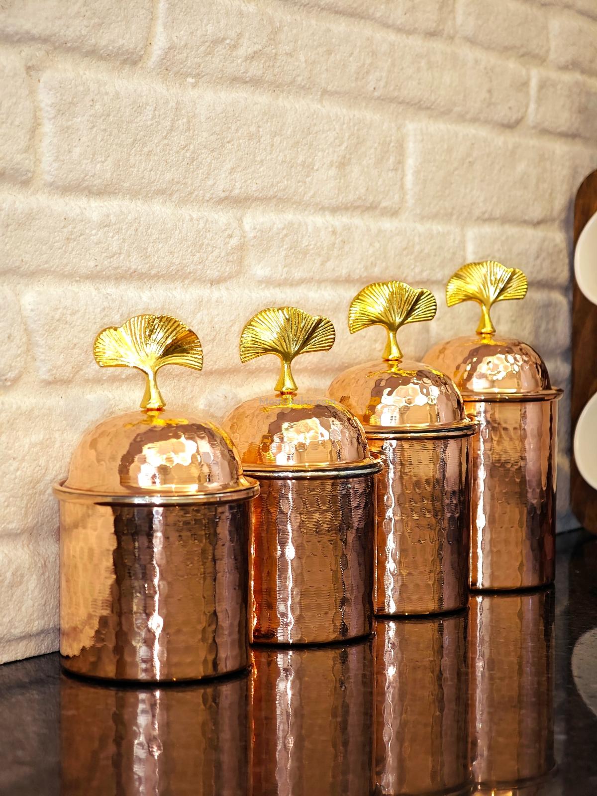 Bakır Baharatlık Takımı 4 Lü - Görsel 5