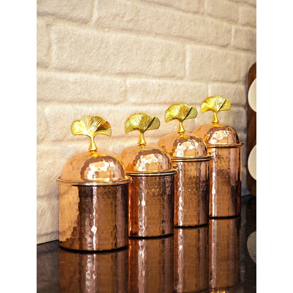 Bakır Baharatlık Takımı 4 Lü - Görsel 5
