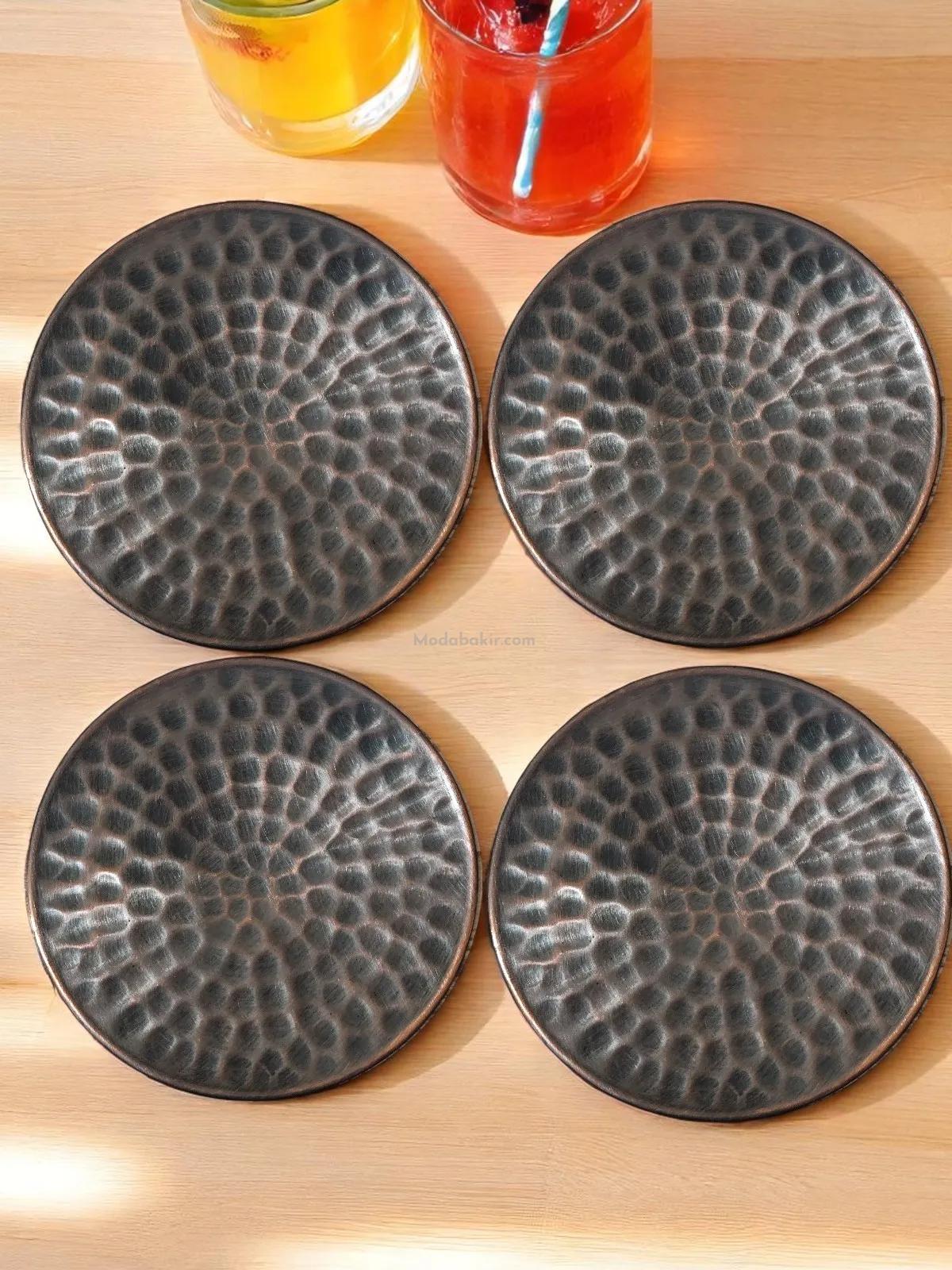 Bakır Bardak Altı Patina - Görsel 2