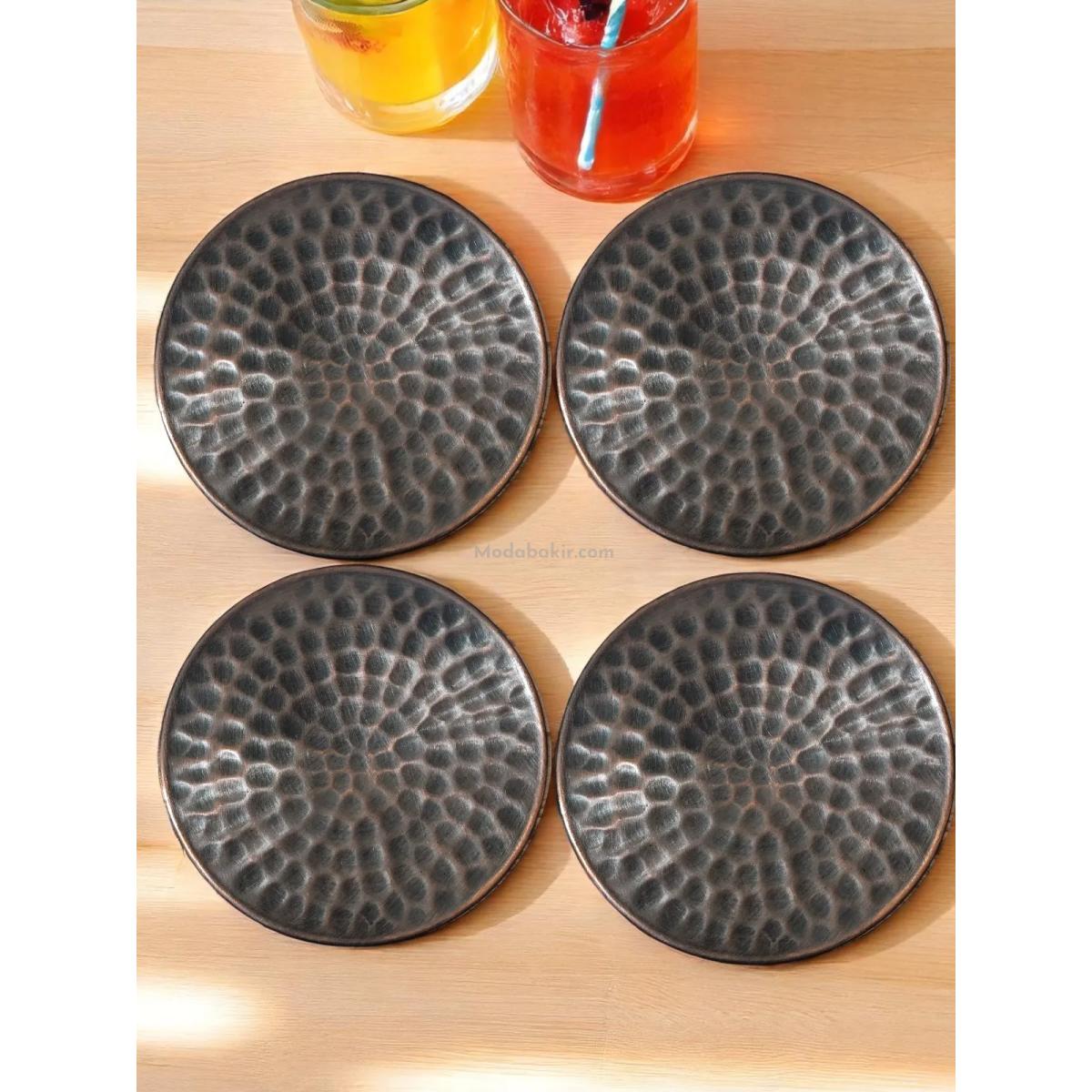 Bakır Bardak Altı Patina - Görsel 2