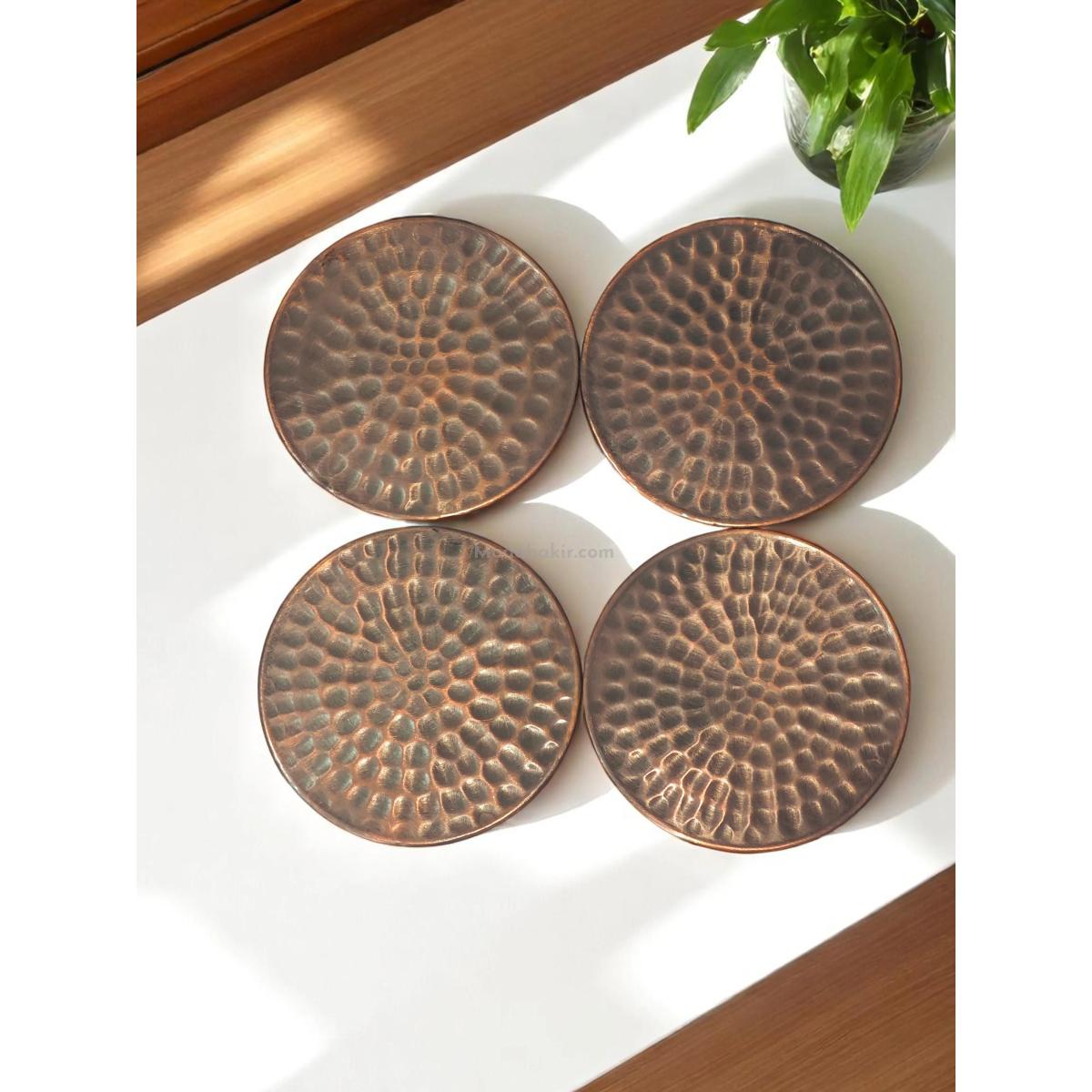 Bakır Bardak Altı Patina - Görsel 4