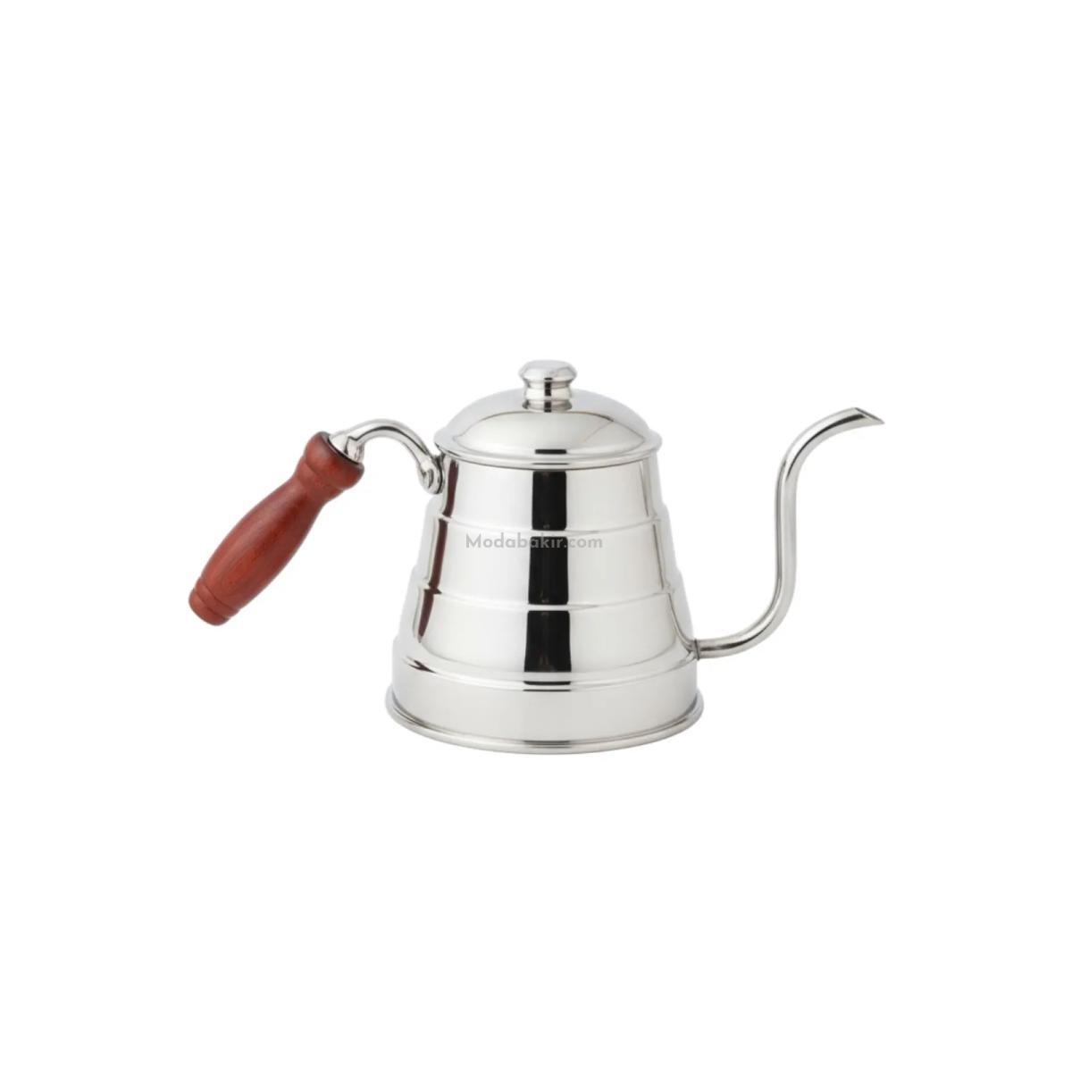 Bakır Filtre Kahve Demlik Nikel - Görsel 1