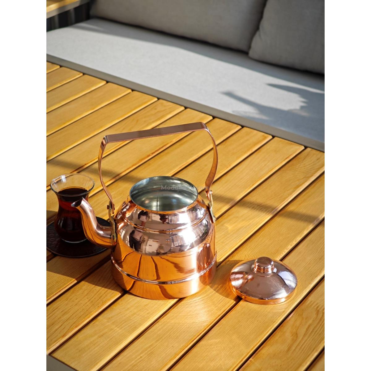 Bakır Bitki Çayı Demlik - Görsel 2