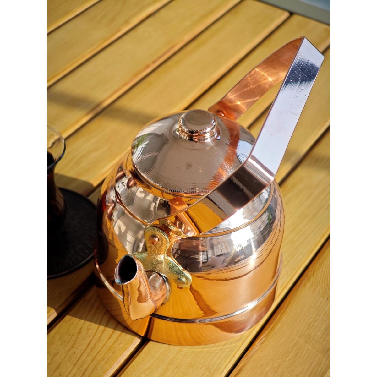 Bakır Bitki Çayı Demlik - Görsel 3