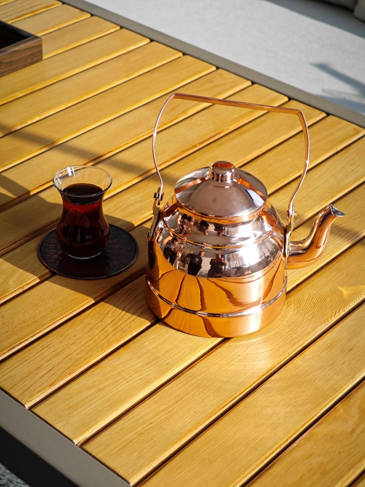 Bakır Bitki Çayı Demlik - Görsel 4