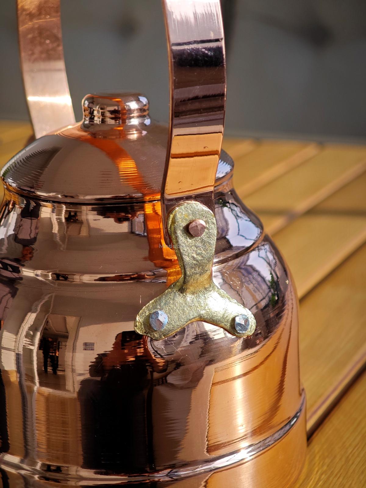 Bakır Bitki Çayı Demlik - Görsel 5