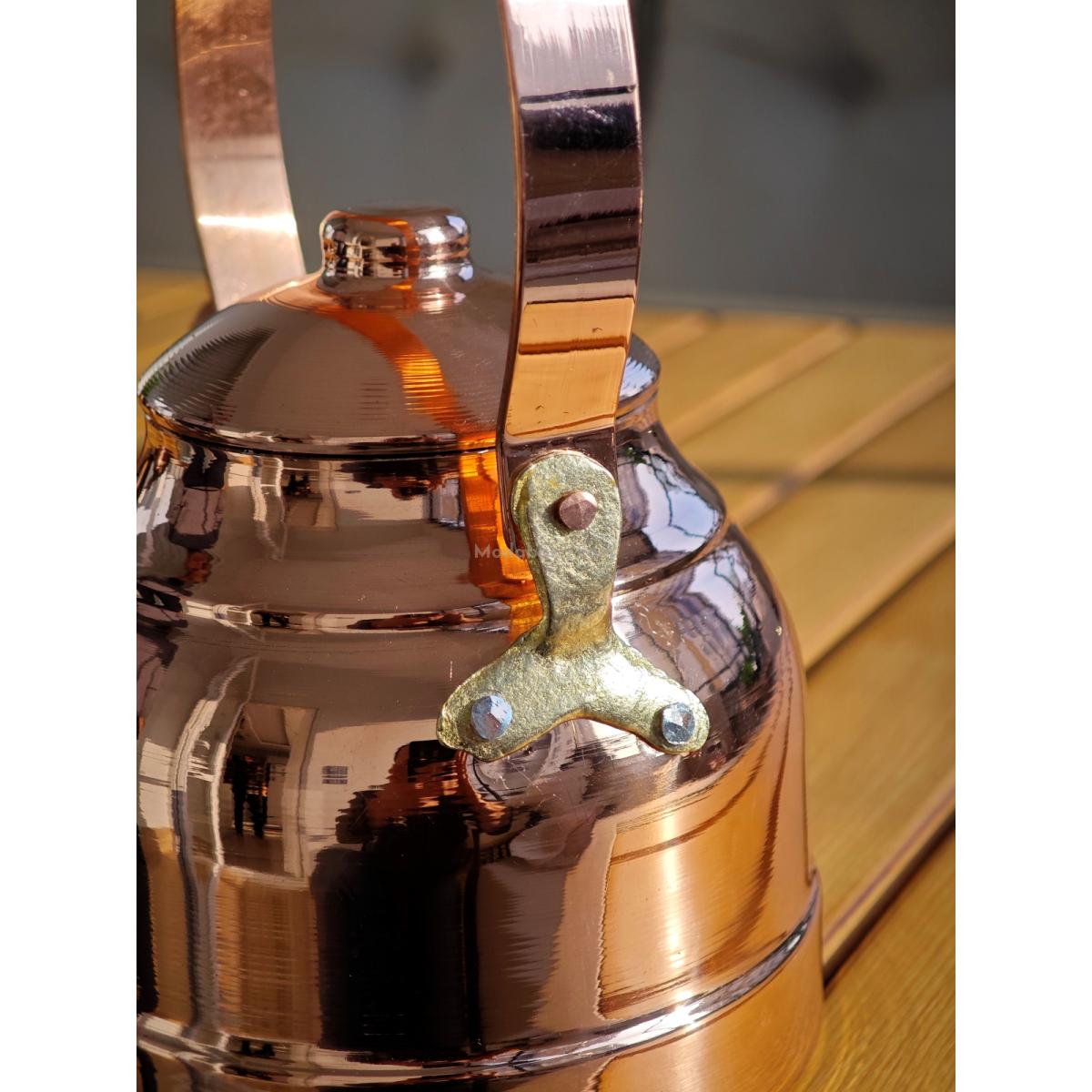 Bakır Bitki Çayı Demlik - Görsel 5