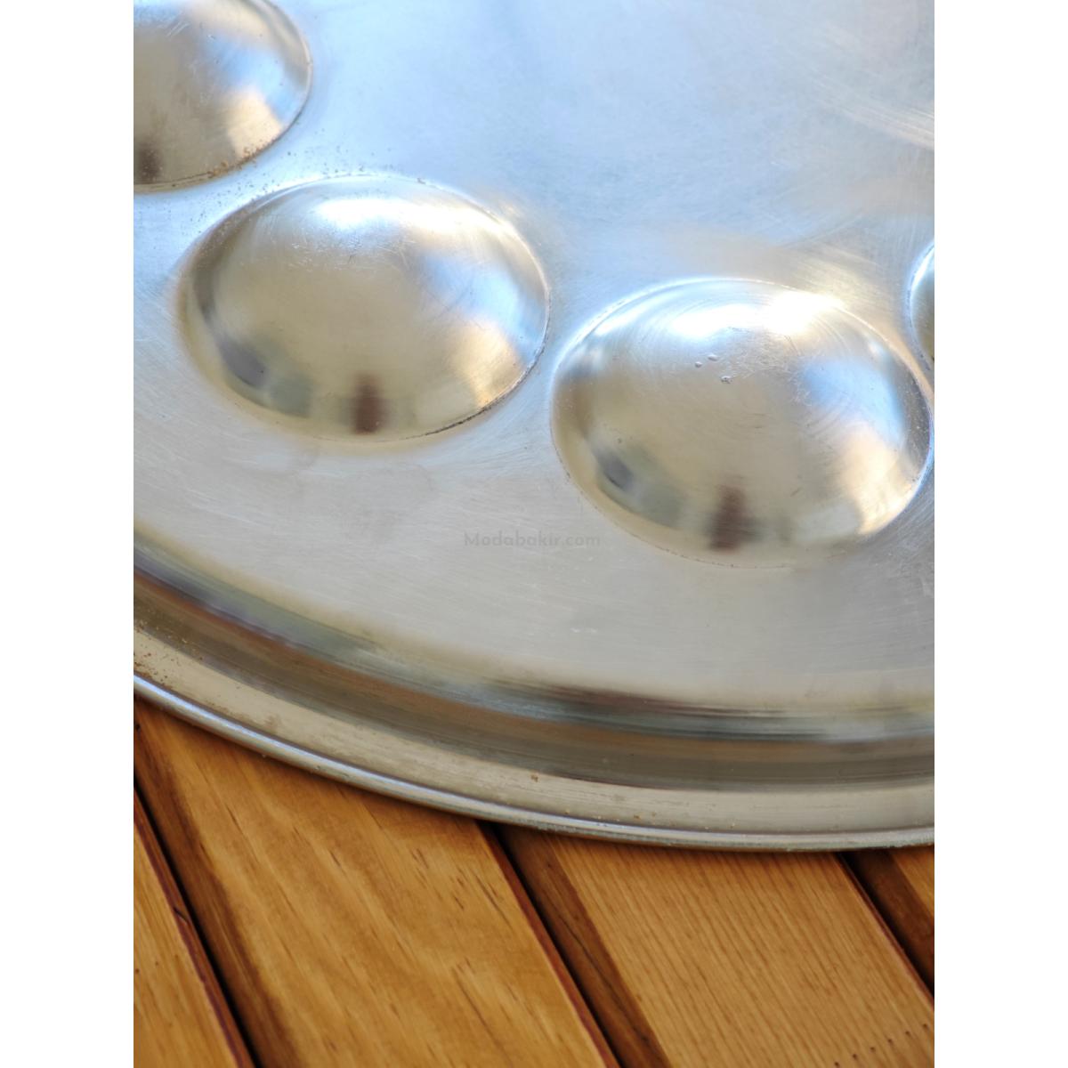 Bakır Bölmeli Tepsi 50 cm - Görsel 4