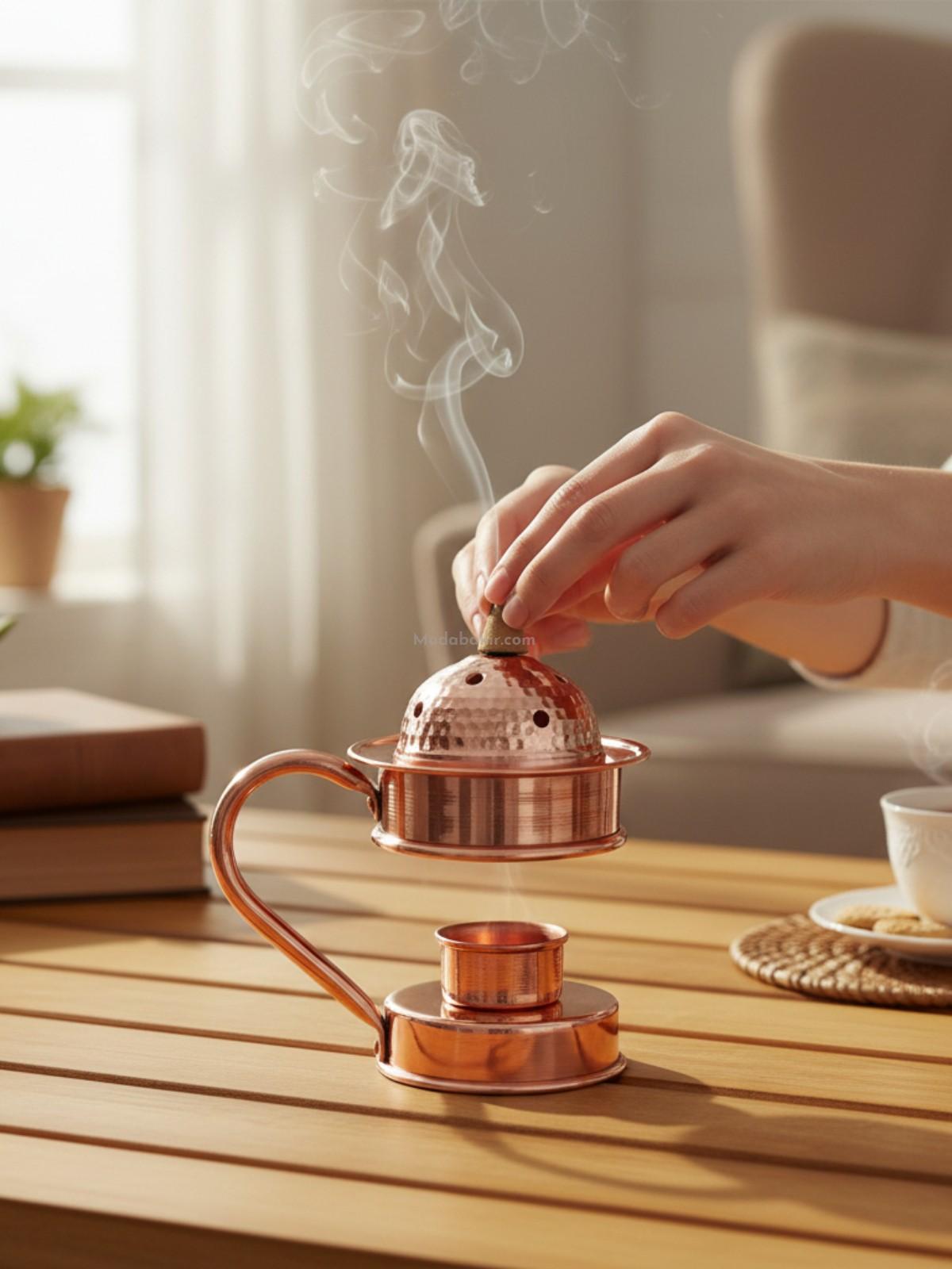 Bakır Buhurdanlık - Görsel 2