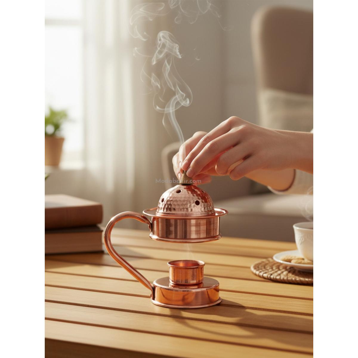 Bakır Buhurdanlık - Görsel 2