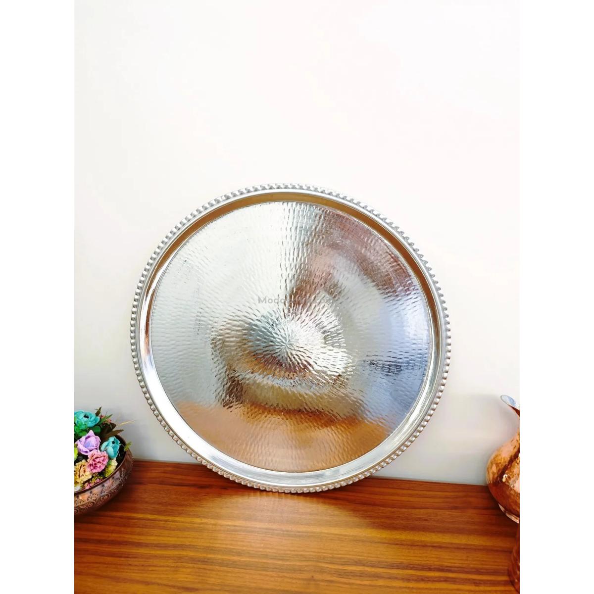 Bakır Çekiçli Sini 80 Cm - Görsel 5