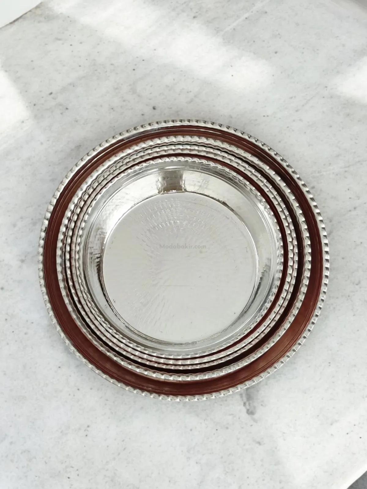 Bakır Çiğ Köfte Leğeni 40 Cm - Görsel 4