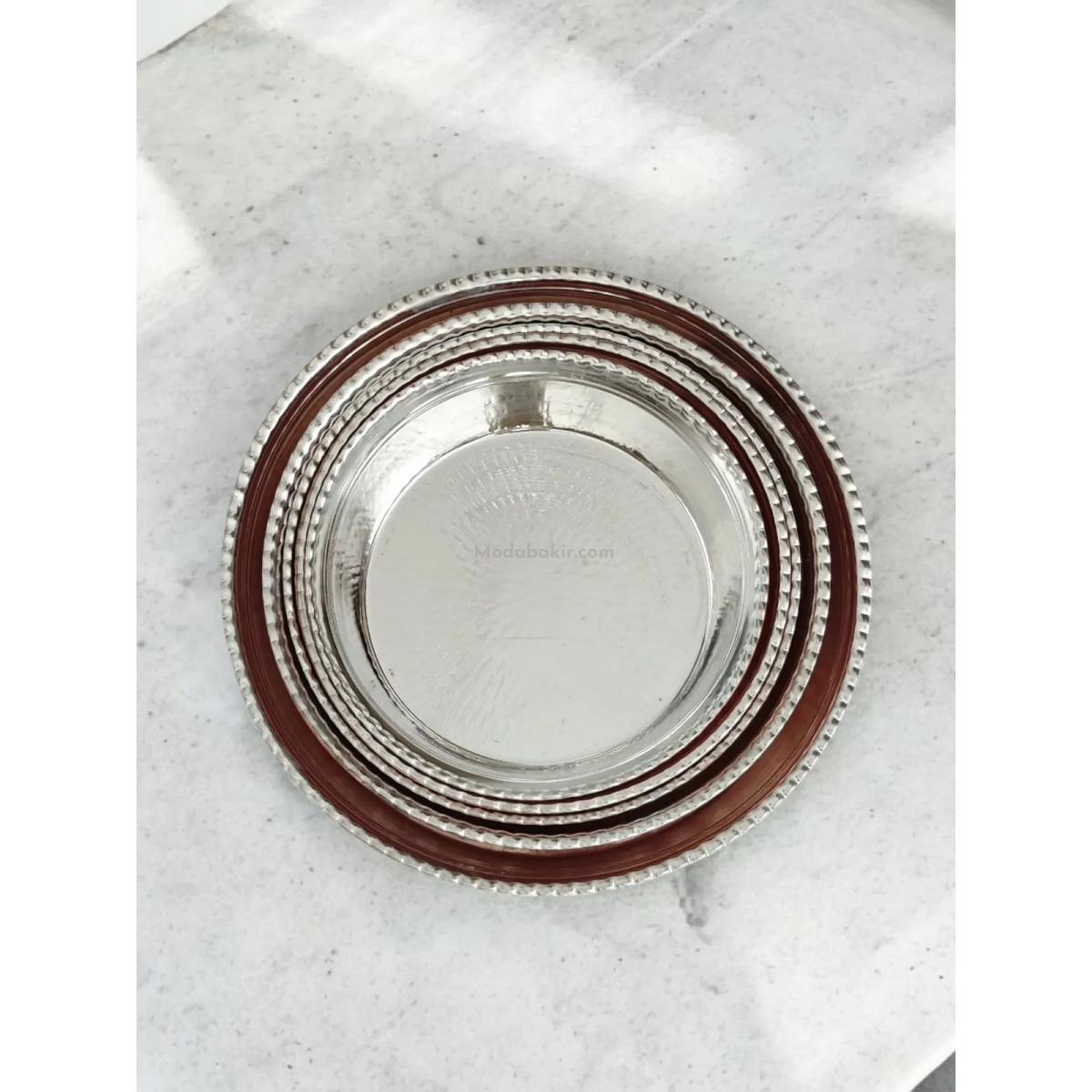 Bakır Çiğ Köfte Leğeni 45 Cm - Görsel 4