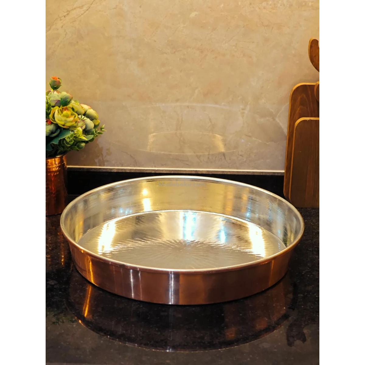 Bakır Derin Fırın Tepsi 34 cm - Görsel 2