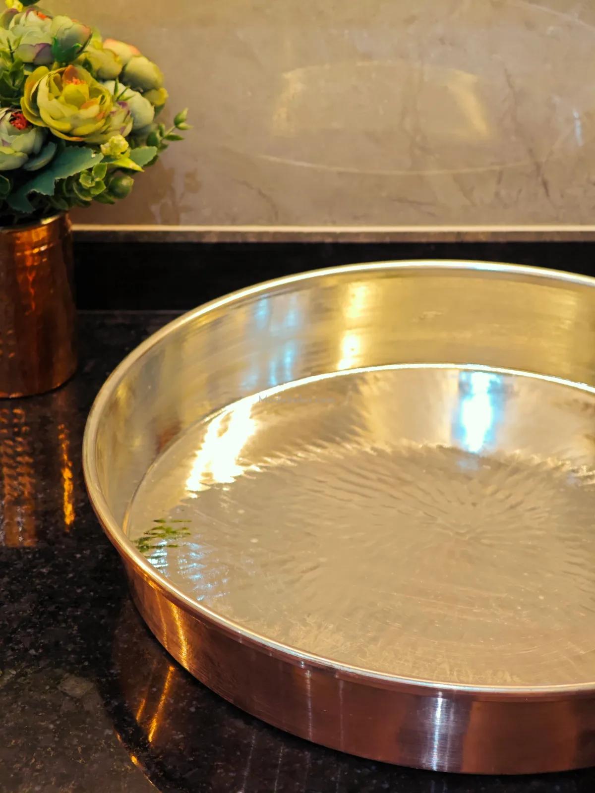 Bakır Derin Fırın Tepsi 34 cm - Görsel 4