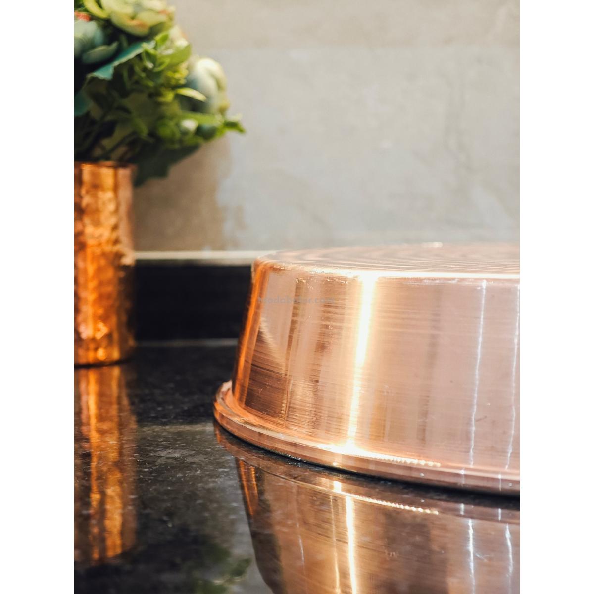 Bakır Derin Fırın Tepsi 34 cm - Görsel 6