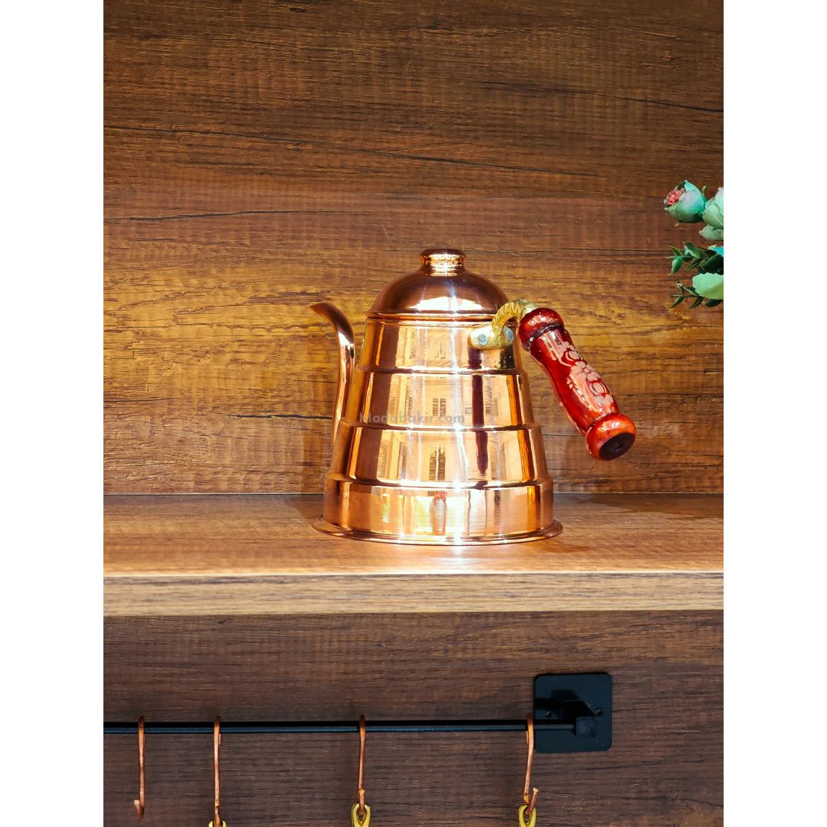 Bakır Filtre Kahve Demlik - Görsel 6