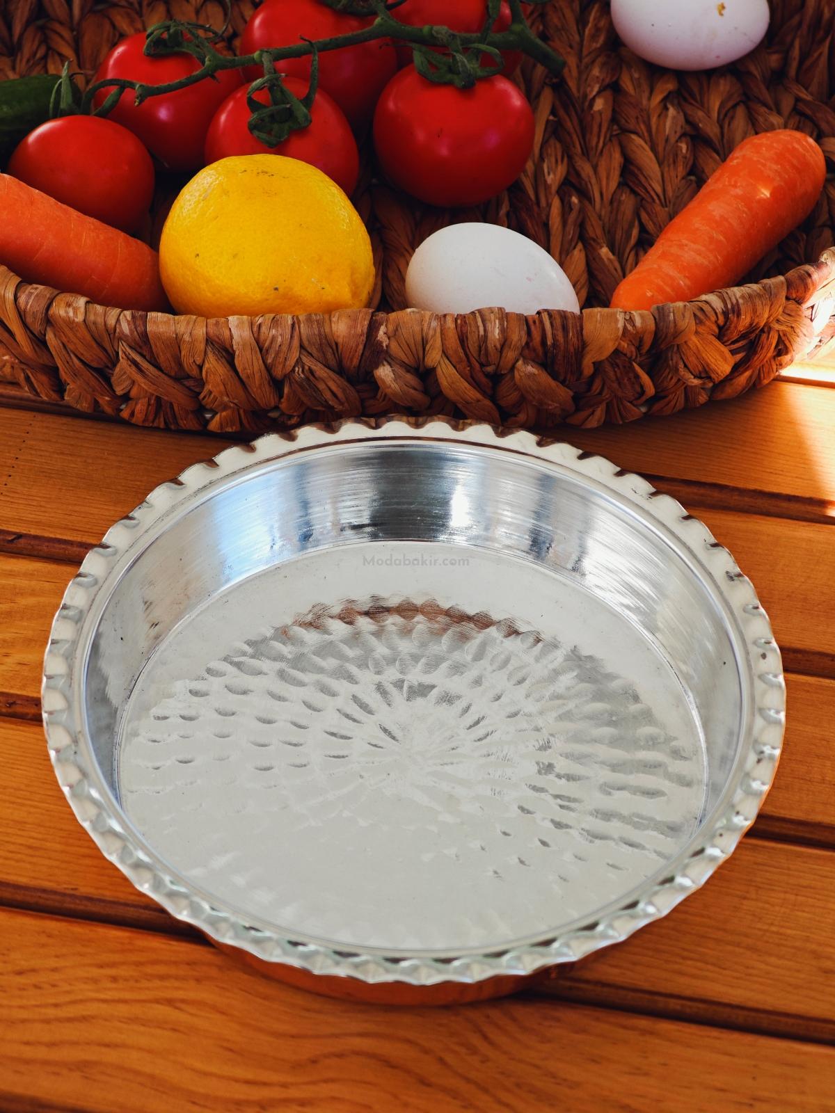 Bakır Fırın Tepsi 20 cm - Görsel 2