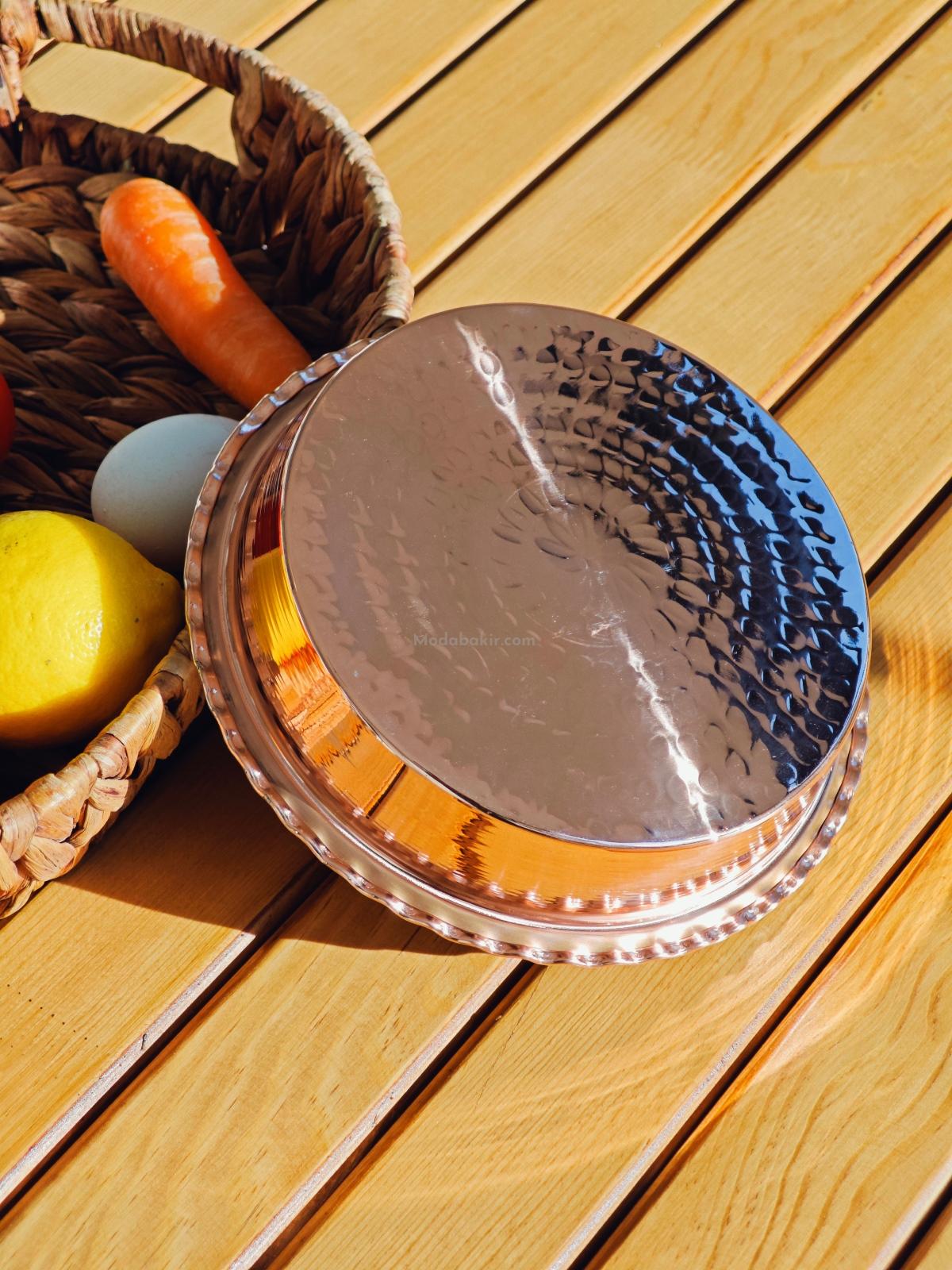 Bakır Fırın Tepsi 20 cm - Görsel 4