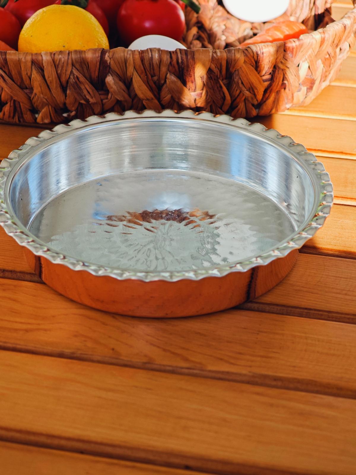 Bakır Fırın Tepsi 20 cm - Görsel 5