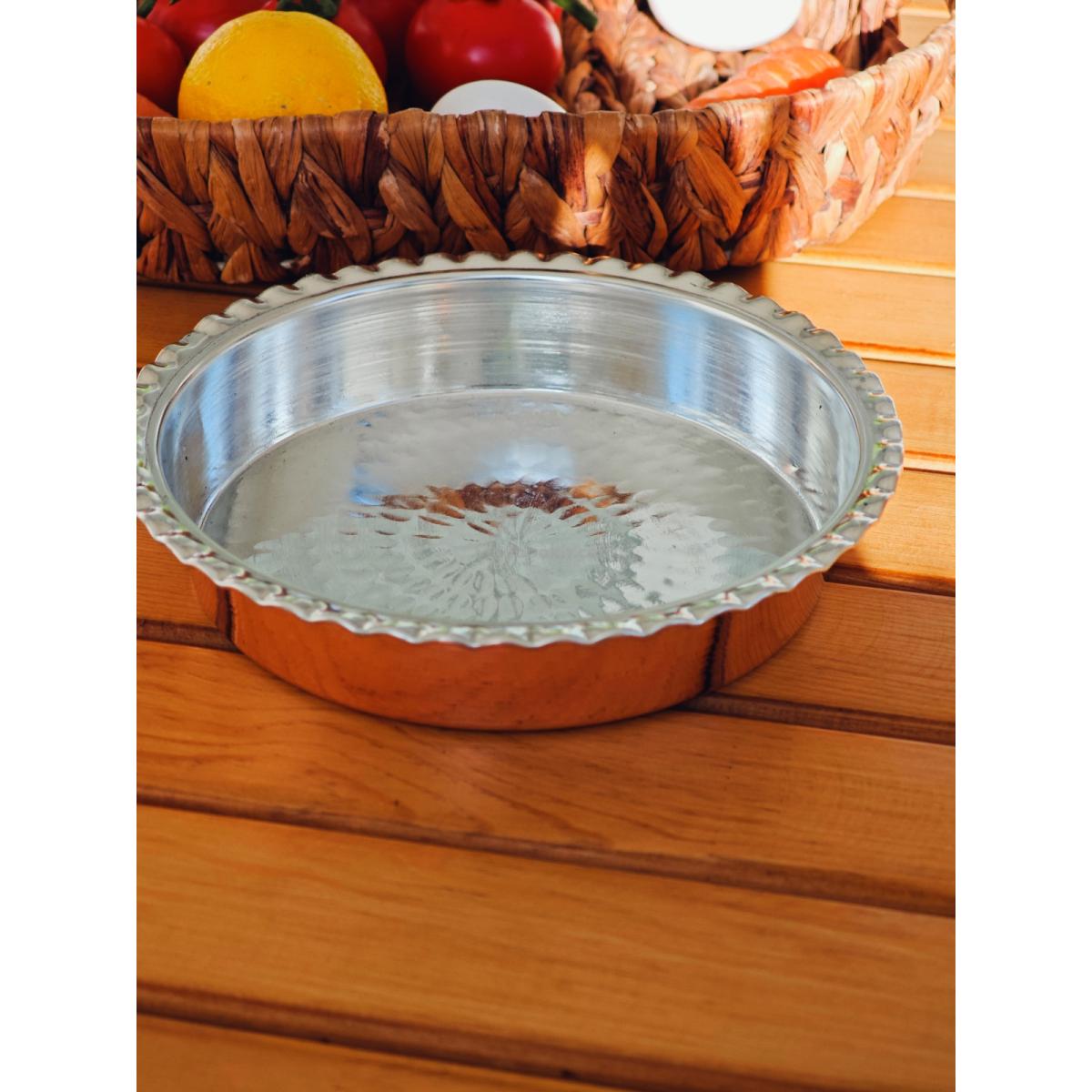 Bakır Fırın Tepsi 20 cm - Görsel 5