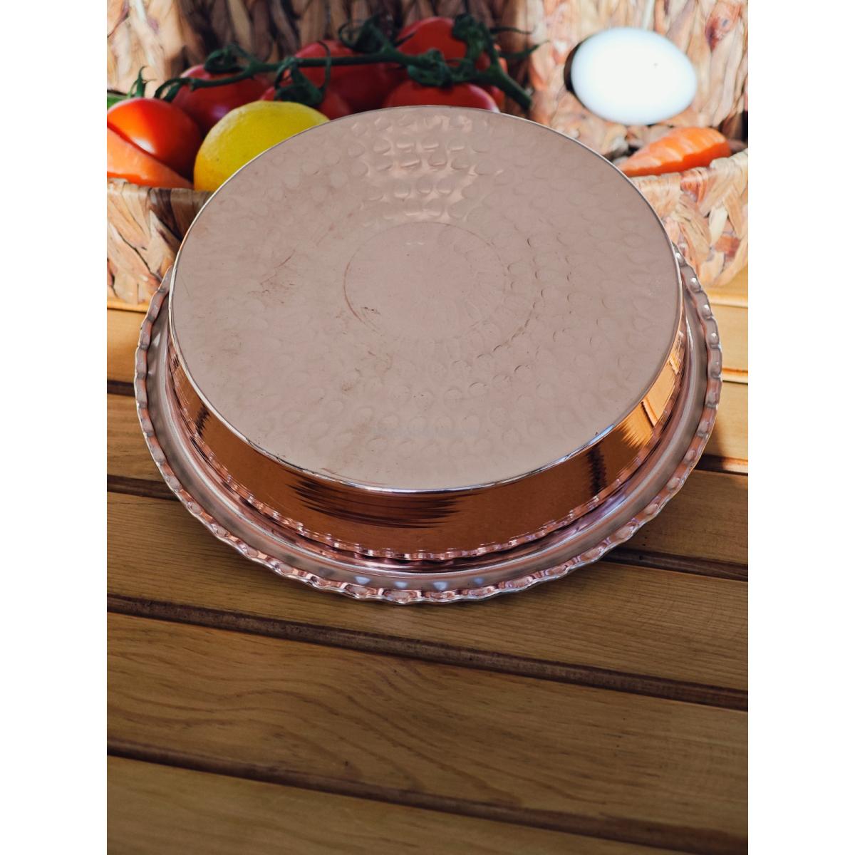 Bakır Fırın Tepsi 20 cm - Görsel 6