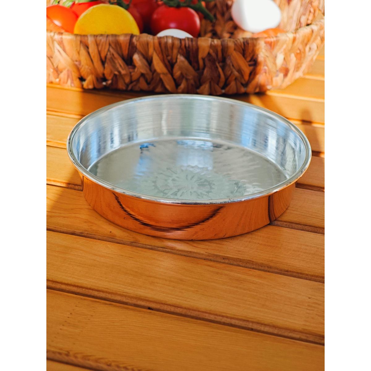 Bakır Fırın Tepsi 24 cm - Görsel 3