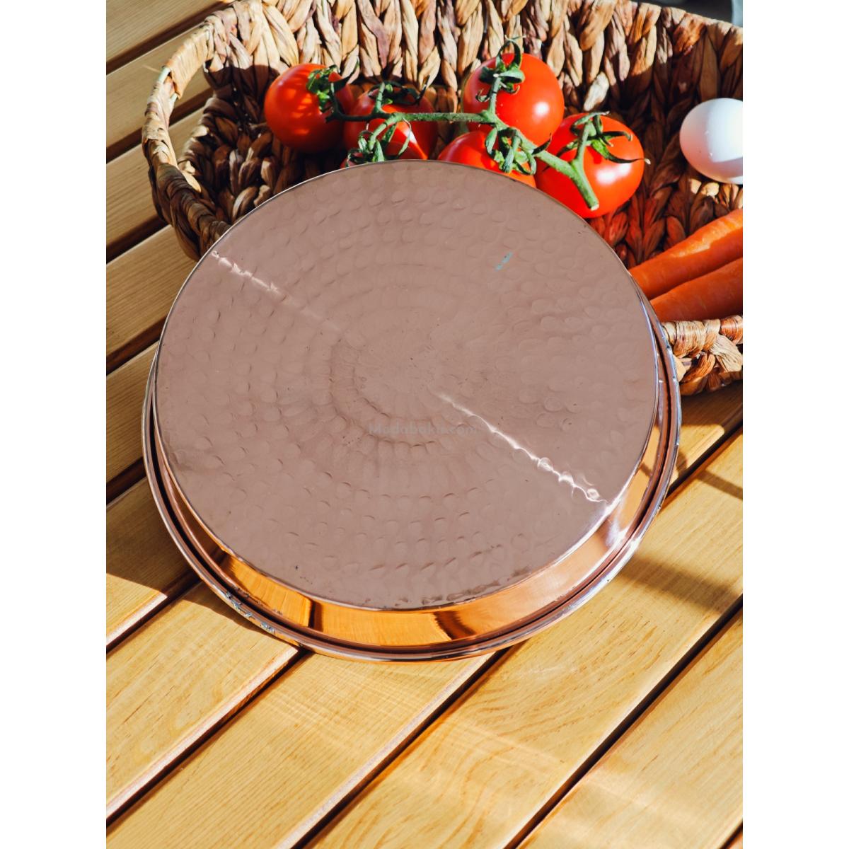 Bakır Fırın Tepsi 24 cm - Görsel 5