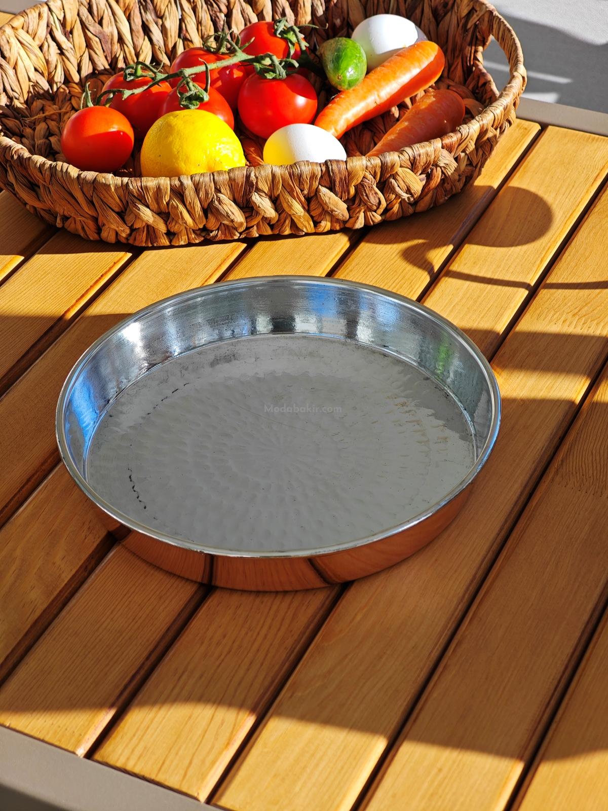 Bakır Fırın Tepsi 24 cm - Görsel 7