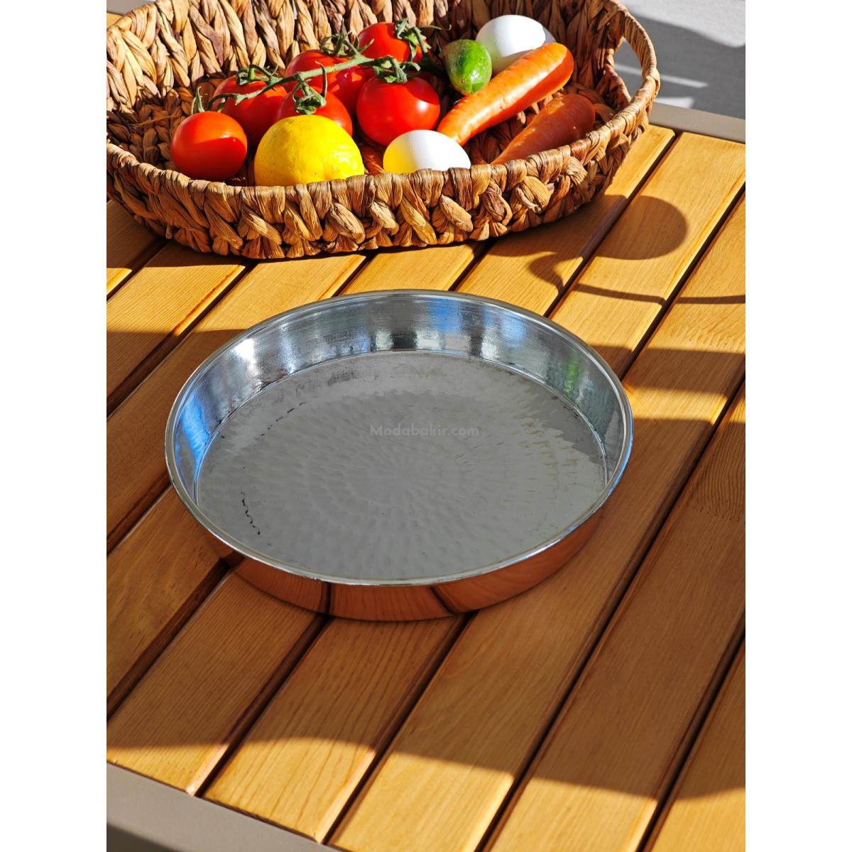 Bakır Fırın Tepsi 24 cm - Görsel 7