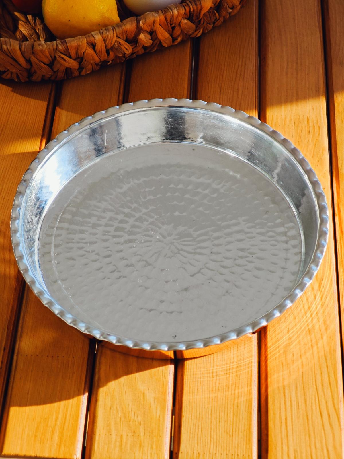 Bakır Fırın Tepsi 25 cm - Görsel 2