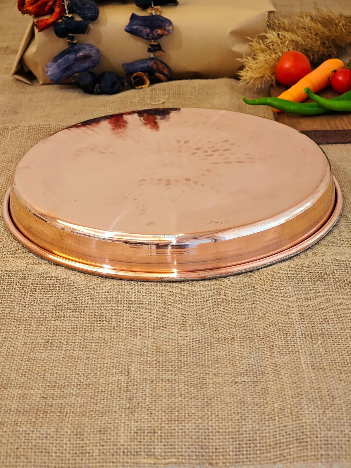 Bakır Fırın Tepsi 34 cm - Görsel 4